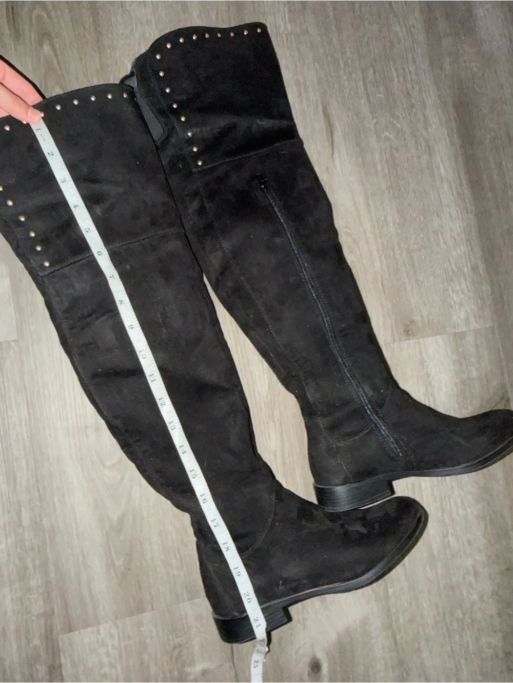 XOXO over the knee faux suede boots
